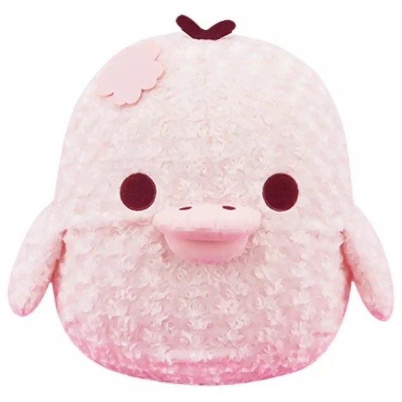 Brand new Rilakkuma Kiiroitori big Sakura Rose Fur Plush from Japan - Picture 5 of 5